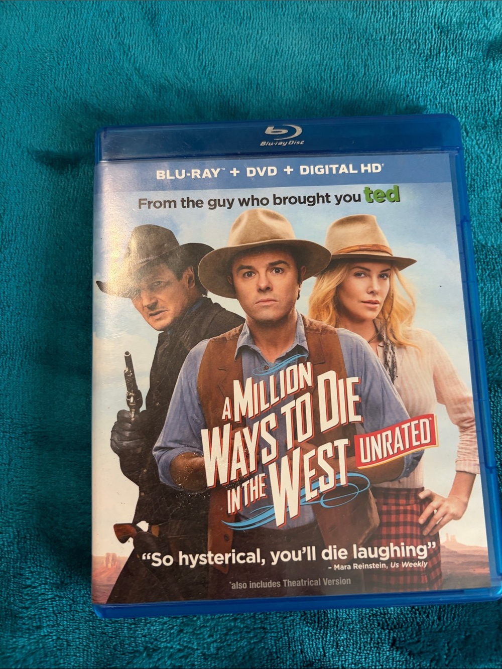A Million Ways to Die in the West (Blu-ray) and regular the regular is scratched